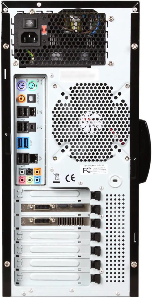 Alt view image 8 of 9 - iBUYPOWER Desktop PC Gamer Extreme 573D3 AMD Phenom II X4 965 4GB DDR3 1TB HDD AMD Radeon HD 6850 Windows 7 Home Premium 64-bit