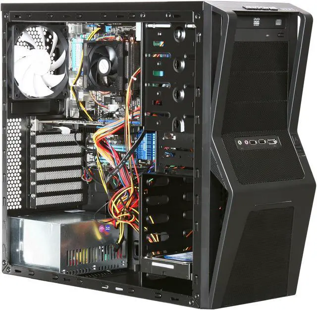 Alt view image 7 of 9 - iBUYPOWER Desktop PC Gamer Power 502D3 AMD Athlon II X2 250 4GB DDR3 500GB HDD Dedicated ATI Radeon HD 5450 Graphics (512MB) Windows 7 Home Premium 64-bit