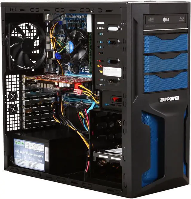 Alt view image 7 of 10 - iBUYPOWER Desktop PC Gamer Extreme 932i Intel Core i5-2400 4GB DDR3 1TB HDD ATI Radeon HD 5770 Windows 7 Home Premium 64-bit
