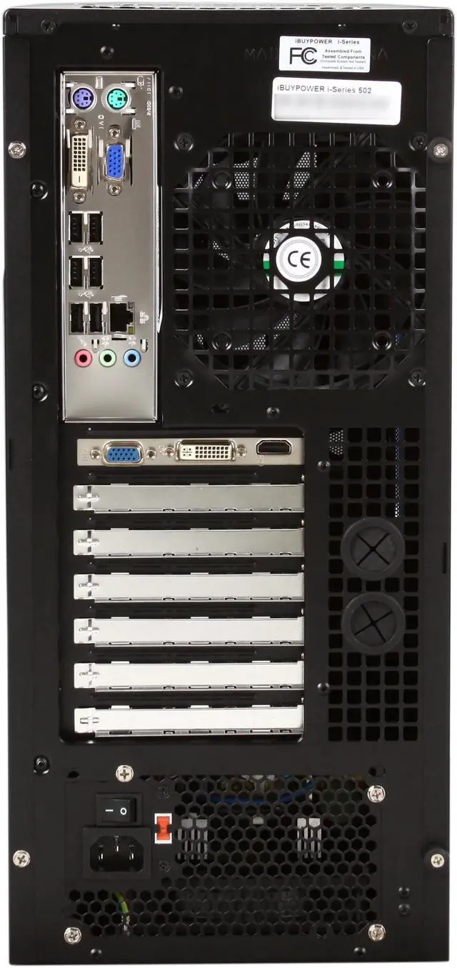 Alt view image 9 of 10 - iBUYPOWER Desktop PC Gamer Extreme 932i Intel Core i5-2400 4GB DDR3 1TB HDD ATI Radeon HD 5770 Windows 7 Home Premium 64-bit