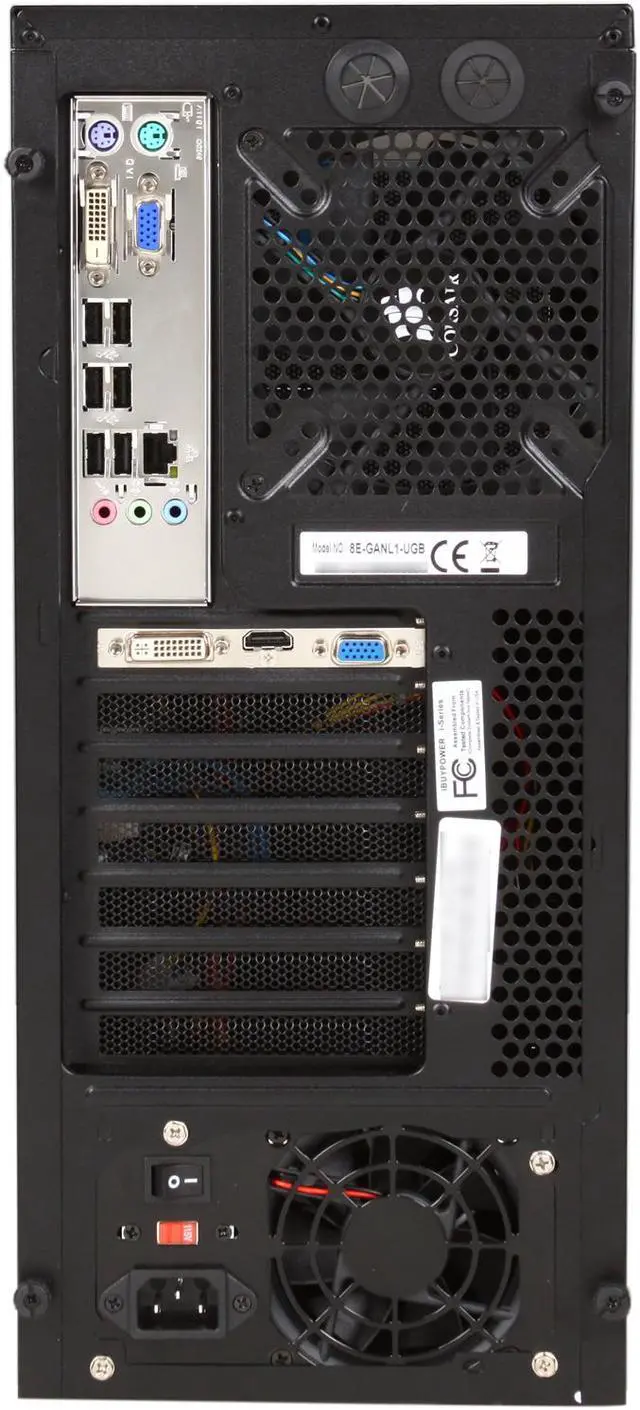 Alt view image 8 of 9 - iBUYPOWER Desktop PC Gamer Power 934i Intel Core i5-2400 4GB DDR3 1TB HDD ATI Radeon HD 5450 Windows 7 Home Premium 64-bit