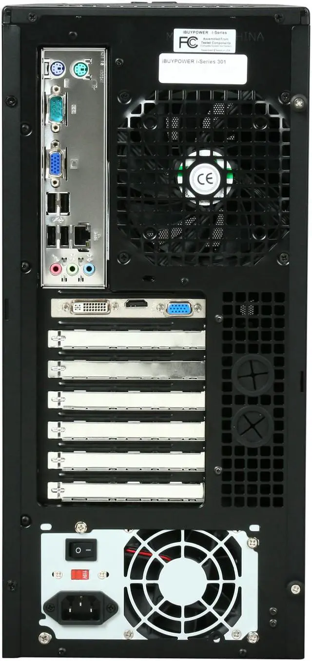 Alt view image 8 of 9 - iBUYPOWER Desktop PC Gamer Power 578D3 AMD Phenom II X4 955 4GB DDR3 1TB HDD NVIDIA GeForce GT 520 (1 GB) Windows 7 Home Premium 64-bit