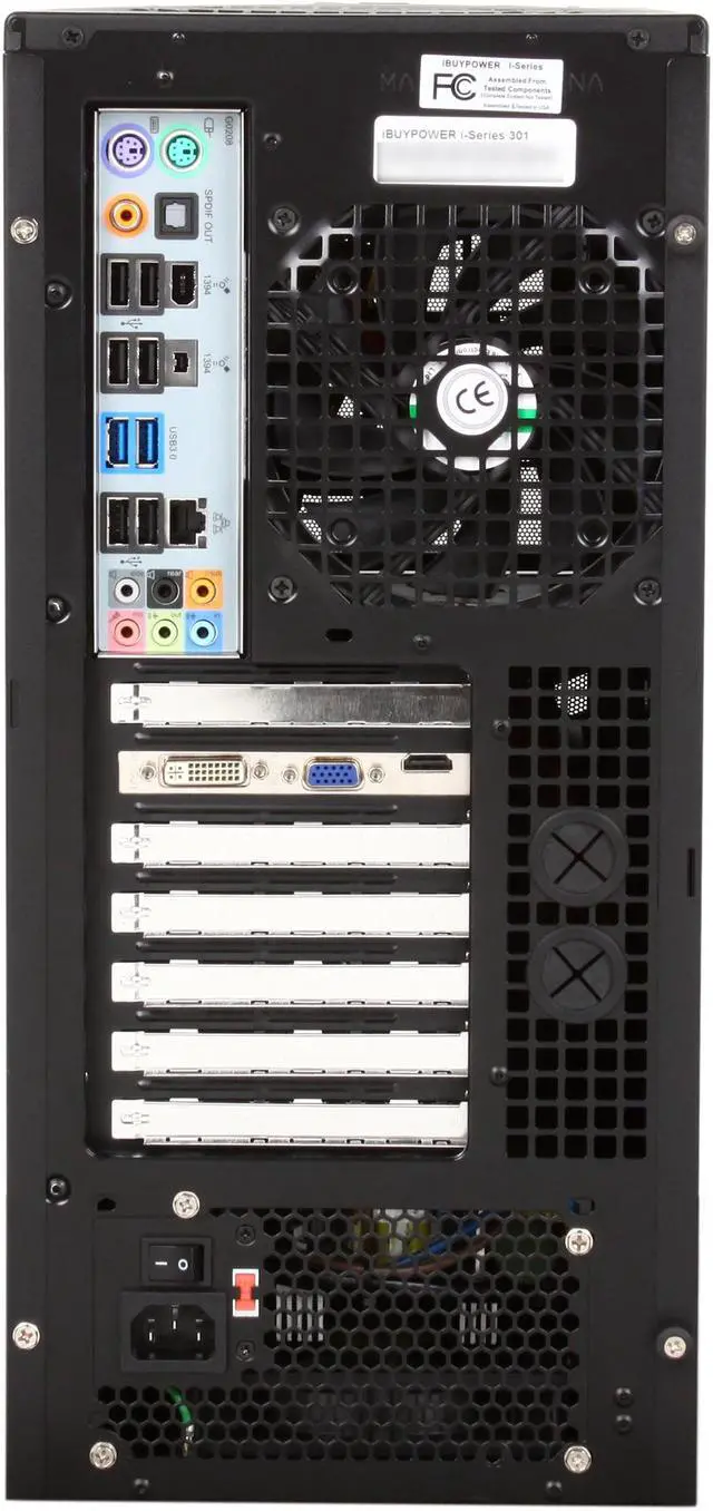Alt view image 9 of 10 - iBUYPOWER Desktop PC Gamer Power 559D3 Intel Pentium D 840 8GB DDR3 1TB HDD NVIDIA GeForce GT 440 Windows 7 Home Premium 64-bit
