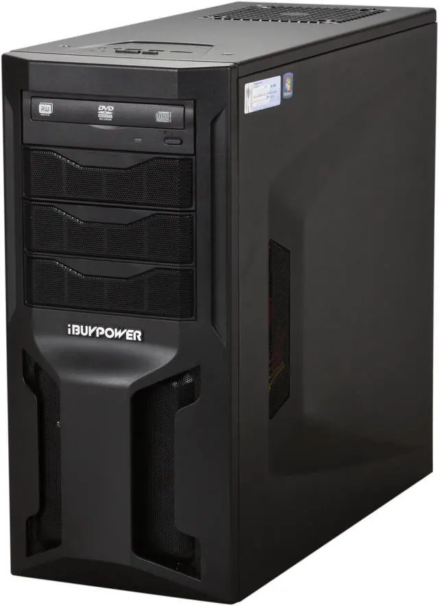 Alt view image 3 of 10 - iBUYPOWER Desktop PC Gamer Extreme 961SD3 Intel Core i7-960 6GB DDR3 64GB SSD + 1TB HDD AMD Radeon HD 6850 Windows 7 Home Premium 64-bit