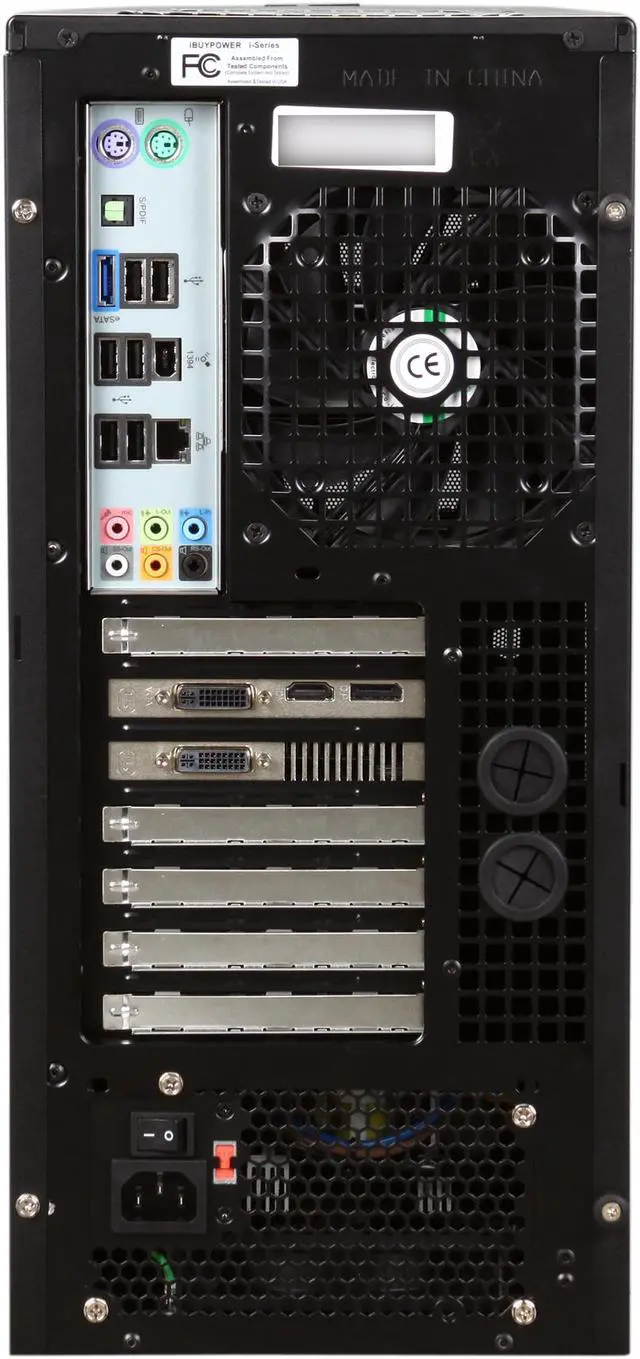 Alt view image 9 of 10 - iBUYPOWER Desktop PC Gamer Extreme 961SD3 Intel Core i7-960 6GB DDR3 64GB SSD + 1TB HDD AMD Radeon HD 6850 Windows 7 Home Premium 64-bit