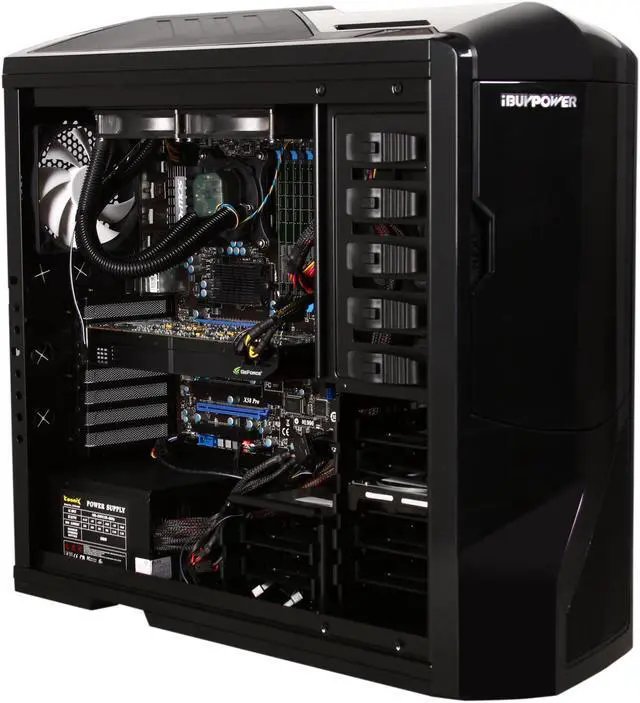 Alt view image 7 of 10 - iBUYPOWER Desktop PC Gamer Supreme 983XLC Intel Core i7-980X 12GB DDR3 1TB HDD NVIDIA GeForce GTX 570 Windows 7 Home Premium 64-bit
