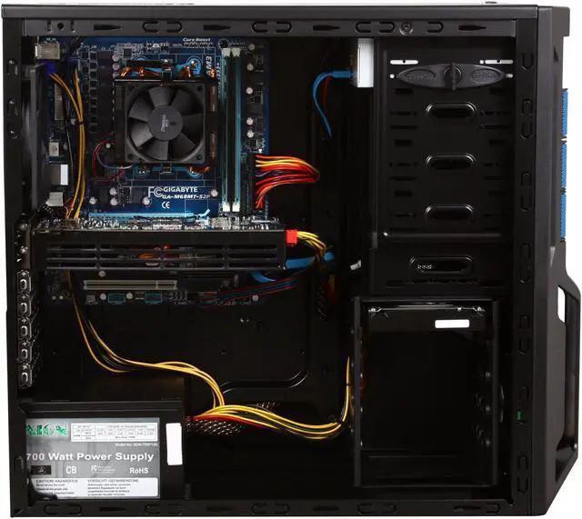 Alt view image 6 of 10 - iBUYPOWER Desktop PC Gamer Power 579Q6 AMD Phenom II X6 1090T 4GB DDR3 1.5TB HDD AMD Radeon HD 6850 (1 GB) Windows 7 Home Premium 64-bit