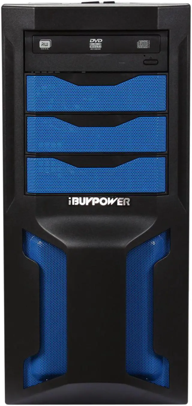 Alt view image 2 of 10 - iBUYPOWER Desktop PC Gamer Power 534D3 AMD Athlon II X4 640 8GB DDR3 1TB HDD AMD Radeon HD 6770 (1 GB) Windows 7 Home Premium 64-bit
