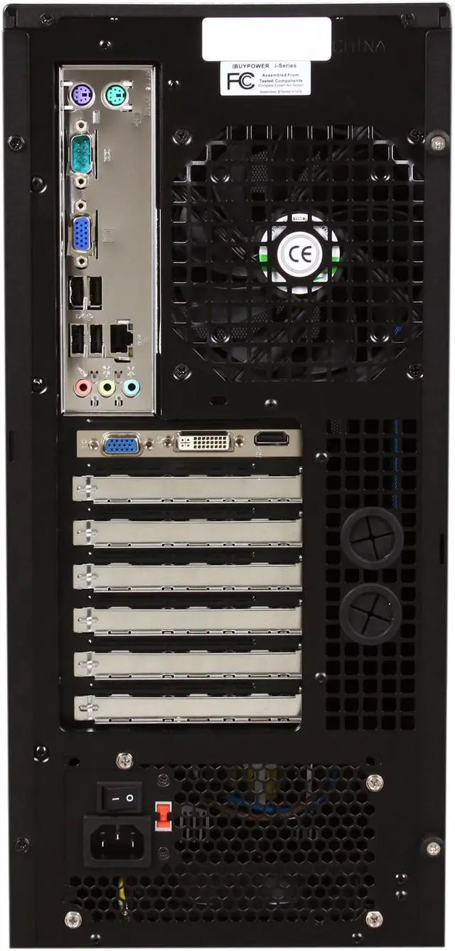 Alt view image 8 of 10 - iBUYPOWER Desktop PC Gamer Power 534D3 AMD Athlon II X4 640 8GB DDR3 1TB HDD AMD Radeon HD 6770 (1 GB) Windows 7 Home Premium 64-bit