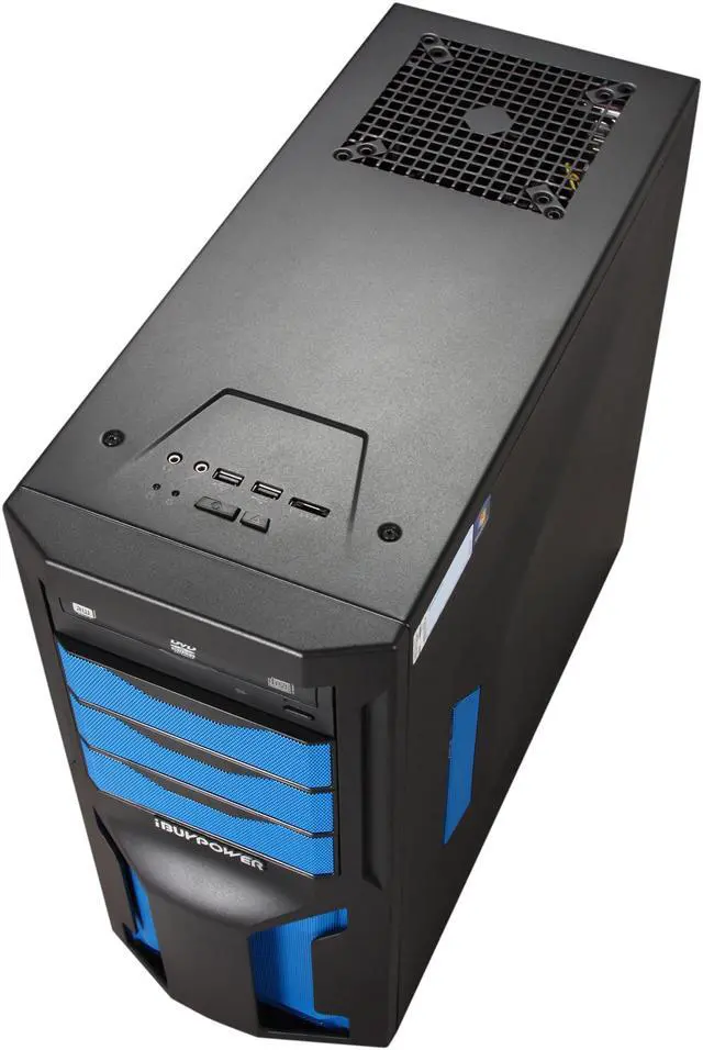 Alt view image 9 of 10 - iBUYPOWER Desktop PC Gamer Power 534D3 AMD Athlon II X4 640 8GB DDR3 1TB HDD AMD Radeon HD 6770 (1 GB) Windows 7 Home Premium 64-bit