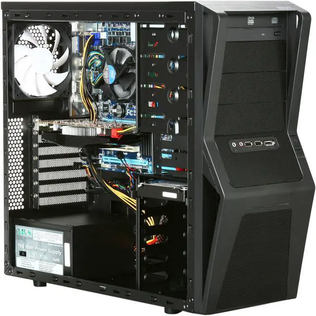 Alt view image 7 of 9 - iBUYPOWER Desktop PC Gamer Power 942i Intel Core i5-2400 4GB DDR3 1.5TB HDD AMD Radeon HD 6770 (1 GB) Windows 7 Home Premium 64-bit