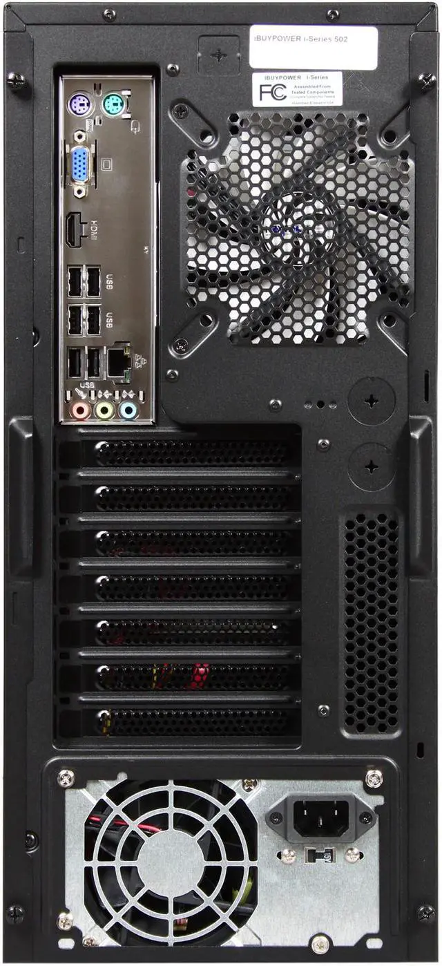 Alt view image 8 of 9 - iBUYPOWER Desktop PC Gamer Power 913i Intel Core i3-2120 8GB DDR3 500GB HDD Intel HD Graphics 2000 Windows 7 Home Premium 64-Bit