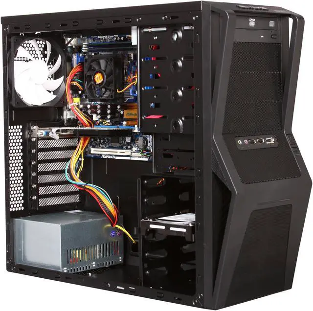 Alt view image 7 of 10 - iBUYPOWER Desktop PC Gamer Power 520D3 AMD Athlon II X2 245 4GB DDR3 1TB HDD NVIDIA GeForce GT 520 1GB Windows 7 Home Premium 64-Bit