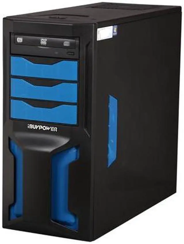 Alt view image 3 of 10 - iBUYPOWER Desktop PC Gamer 510FX AMD FX-Series FX-4100 8GB DDR3 1TB HDD AMD Radeon HD 6670 1GB Windows 7 Home Premium 64-Bit