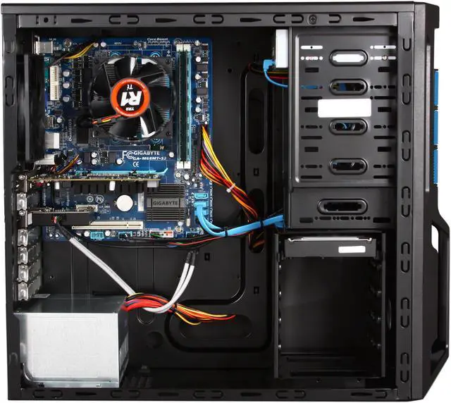 Alt view image 7 of 10 - iBUYPOWER Desktop PC Gamer 510FX AMD FX-Series FX-4100 8GB DDR3 1TB HDD AMD Radeon HD 6670 1GB Windows 7 Home Premium 64-Bit