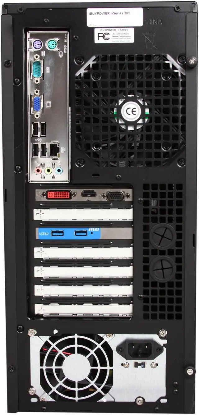 Alt view image 9 of 10 - iBUYPOWER Desktop PC Gamer 510FX AMD FX-Series FX-4100 8GB DDR3 1TB HDD AMD Radeon HD 6670 1GB Windows 7 Home Premium 64-Bit
