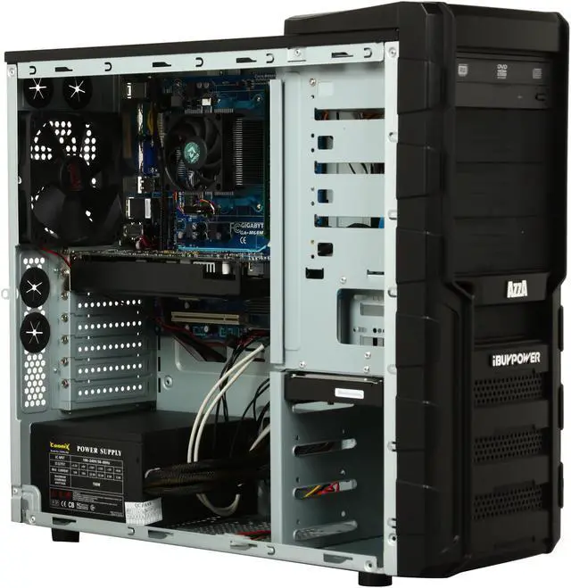 Alt view image 7 of 10 - iBUYPOWER Gamer EXTREME 569D3 Desktop PC AMD FX-Series FX-6100(3.3GHz) 8GB DDR3 1TB HDD Capacity NVIDIA GeForce GTX 560 2GB Windows 7 Home Premium 64-Bit