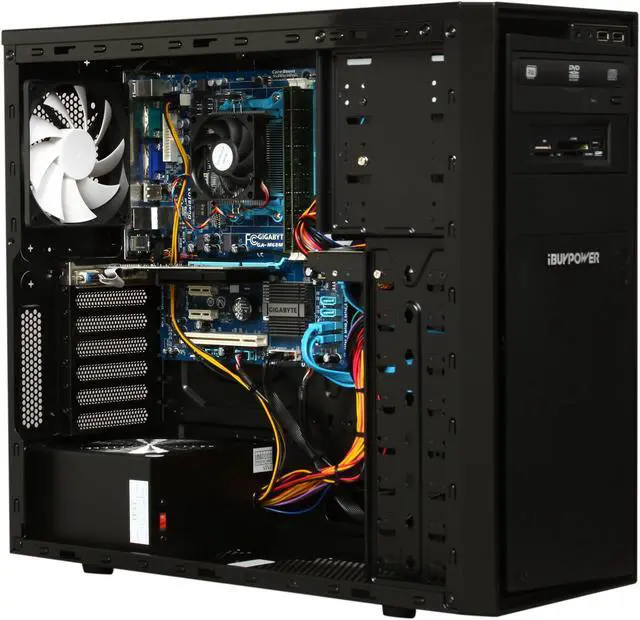 Alt view image 7 of 9 - iBUYPOWER Desktop PC Gamer Power 577C4 AMD FX-Series FX-4100 8GB DDR3 500GB HDD NVIDIA GeForce GT 520 1GB Windows 7 Home Premium 64-Bit