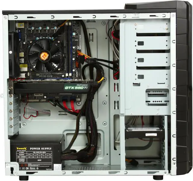Alt view image 6 of 10 - iBUYPOWER Desktop PC Gamer Extreme 900i Intel Core i5-2320 8GB DDR3 1TB HDD NVIDIA GeForce GTX 550 Ti Windows 7 Home Premium 64-Bit
