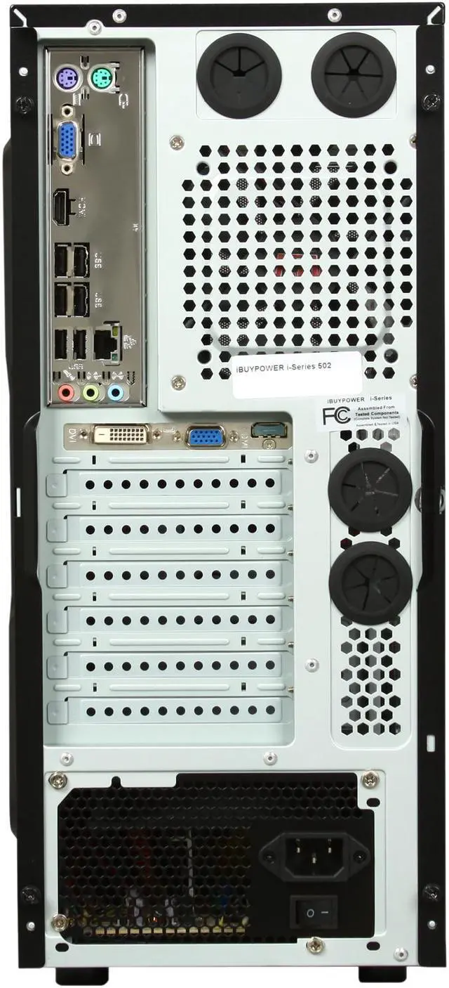 Alt view image 8 of 9 - iBUYPOWER Desktop PC Gamer Extreme 963i Intel Core i5-2500K 8GB DDR3 1TB HDD AMD Radeon HD 6670 1GB Windows 7 Home Premium 64-Bit