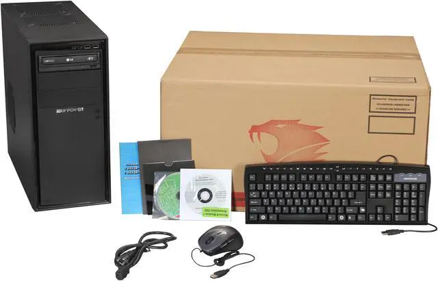 Alt view image 10 of 10 - iBUYPOWER Desktop PC Gamer Power 562D3 AMD FX-Series FX-4100 8GB DDR3 500GB HDD AMD Radeon HD 6670 Windows 7 Home Premium 64-bit