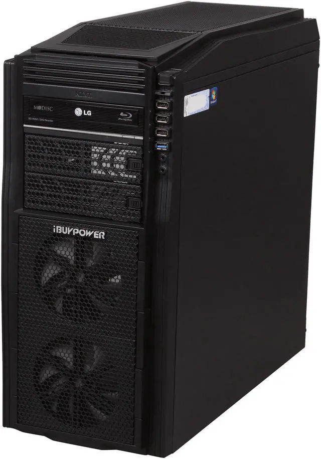 Alt view image 3 of 10 - iBUYPOWER Desktop PC Gamer Extreme 937SLC Intel Core i5-2500K 16GB DDR3 1TB HDD AMD Radeon HD 6870 1GB Windows 7 Home Premium 64-Bit
