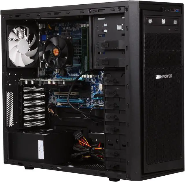 Alt view image 7 of 10 - iBUYPOWER Desktop PC Gamer Extreme NE905i Intel Core i5-3570K 8GB DDR3 500GB HDD AMD Radeon HD 7750 1GB Windows 7 Home Premium 64-Bit