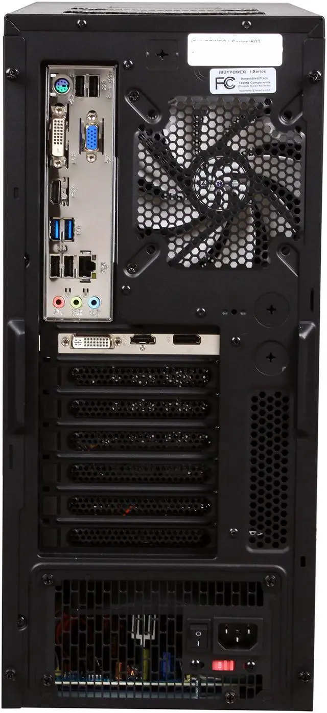 Alt view image 9 of 10 - iBUYPOWER Desktop PC Gamer Extreme NE905i Intel Core i5-3570K 8GB DDR3 500GB HDD AMD Radeon HD 7750 1GB Windows 7 Home Premium 64-Bit
