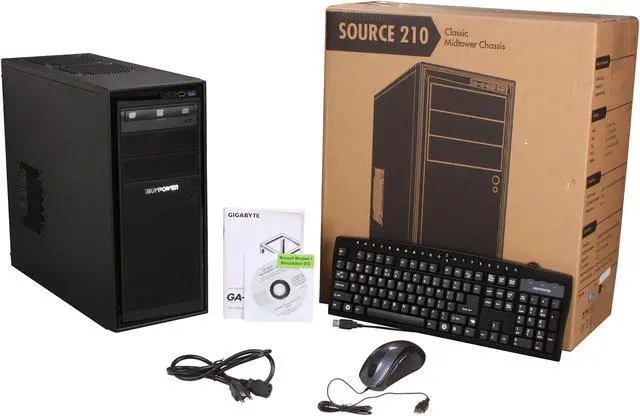 Alt view image 10 of 10 - iBUYPOWER Desktop PC Gamer Extreme NE905i Intel Core i5-3570K 8GB DDR3 500GB HDD AMD Radeon HD 7750 1GB Windows 7 Home Premium 64-Bit