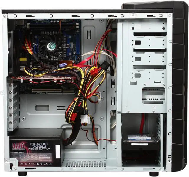 Alt view image 6 of 10 - iBUYPOWER Desktop PC Gamer Power NE522FX AMD FX-Series FX-4100 8GB DDR3 500GB HDD AMD Radeon HD 7750 1GB Windows 7 Home Premium 64-Bit