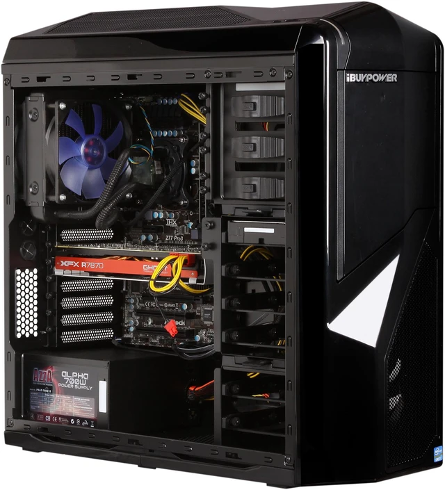 Alt view image 7 of 10 - iBUYPOWER Desktop PC Gamer Supreme NE977I Intel Core i7-3770K 8GB DDR3 1TB HDD AMD Radeon HD 7870 Windows 7 Home Premium 64-Bit