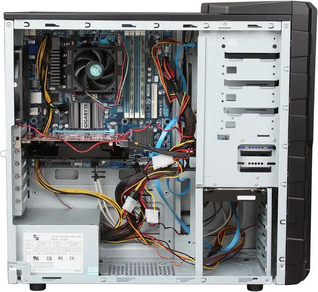 Alt view image 6 of 10 - iBUYPOWER Desktop PC Gamer Extreme NE625FX AMD FX-Series FX-6100 8GB DDR3 2TB HDD+120GB SSD HDD AMD Radeon HD 7770 1GB Windows 8