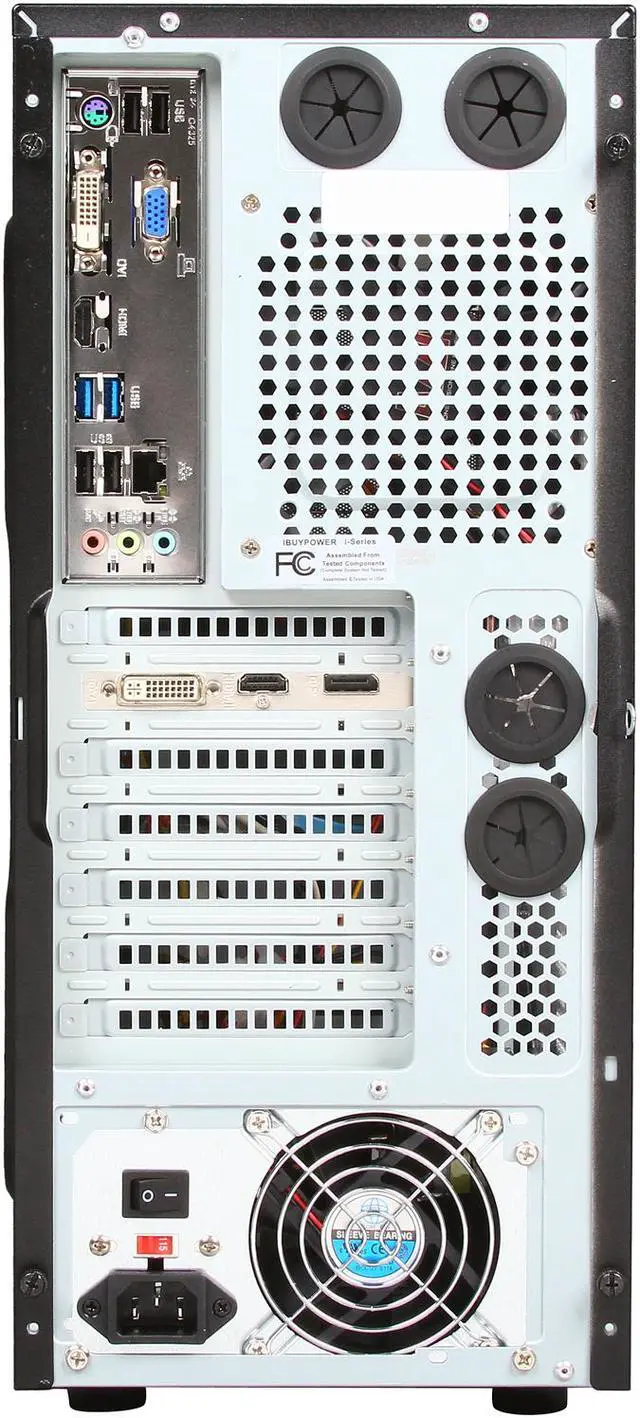 Alt view image 9 of 10 - iBUYPOWER Desktop PC Gamer Power NE615FX AMD FX-Series FX-4300 8GB DDR3 1TB HDD AMD Radeon HD 7750 1GB Windows 8.1