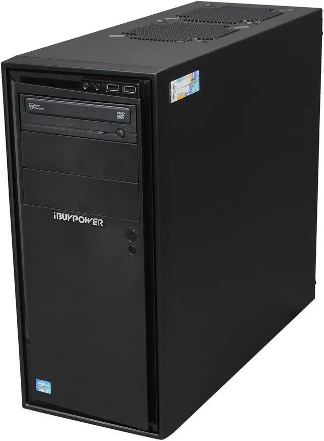 Alt view image 3 of 9 - iBUYPOWER Desktop PC Office Power NE711i Intel Core i3-3220 8GB DDR3 500GB HDD Intel HD Graphics 2500 Windows 8