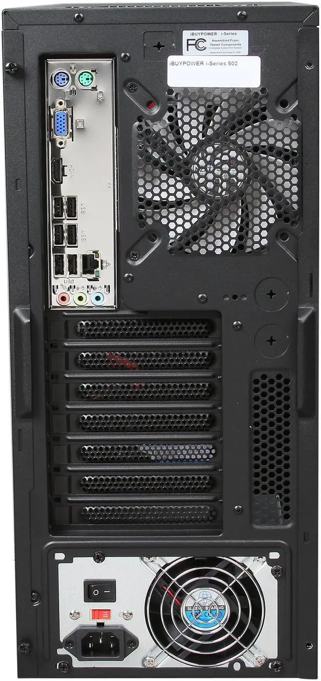 Alt view image 8 of 9 - iBUYPOWER Desktop PC Office Power NE711i Intel Core i3-3220 8GB DDR3 500GB HDD Intel HD Graphics 2500 Windows 8