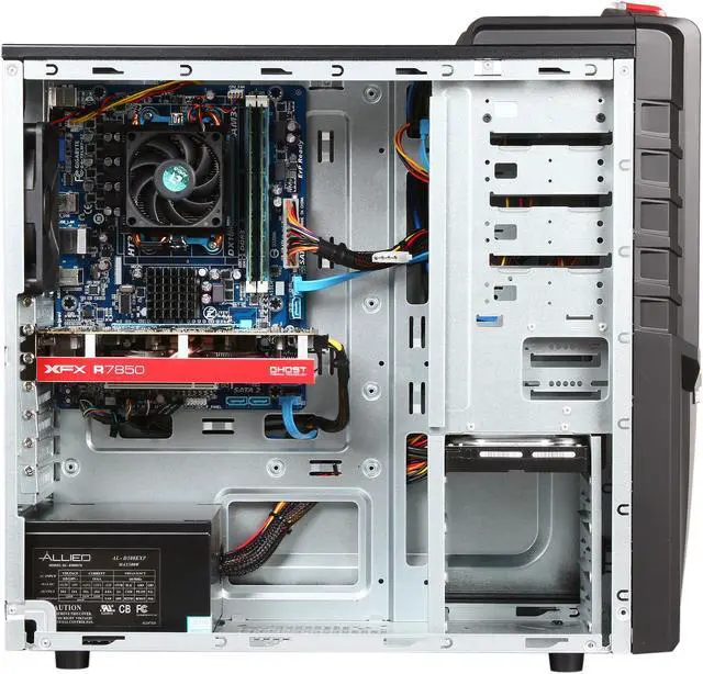 Alt view image 6 of 10 - iBUYPOWER Desktop PC Gamer EXTREME NE785FX AMD FX-Series FX-6100 8GB DDR3 500GB HDD AMD Radeon HD 7850 2GB Windows 7 Home Premium 64-Bit