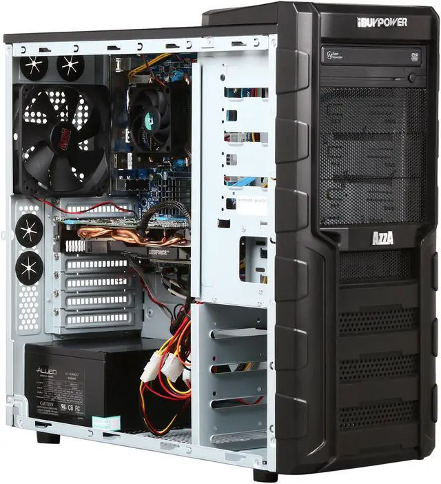 Alt view image 7 of 10 - iBUYPOWER Desktop PC Gamer Power NE630D3 AMD FX-Series FX-6100 8GB DDR3 1TB HDD NVIDIA Geforce GTX 660 2GB Windows 8 64-Bit