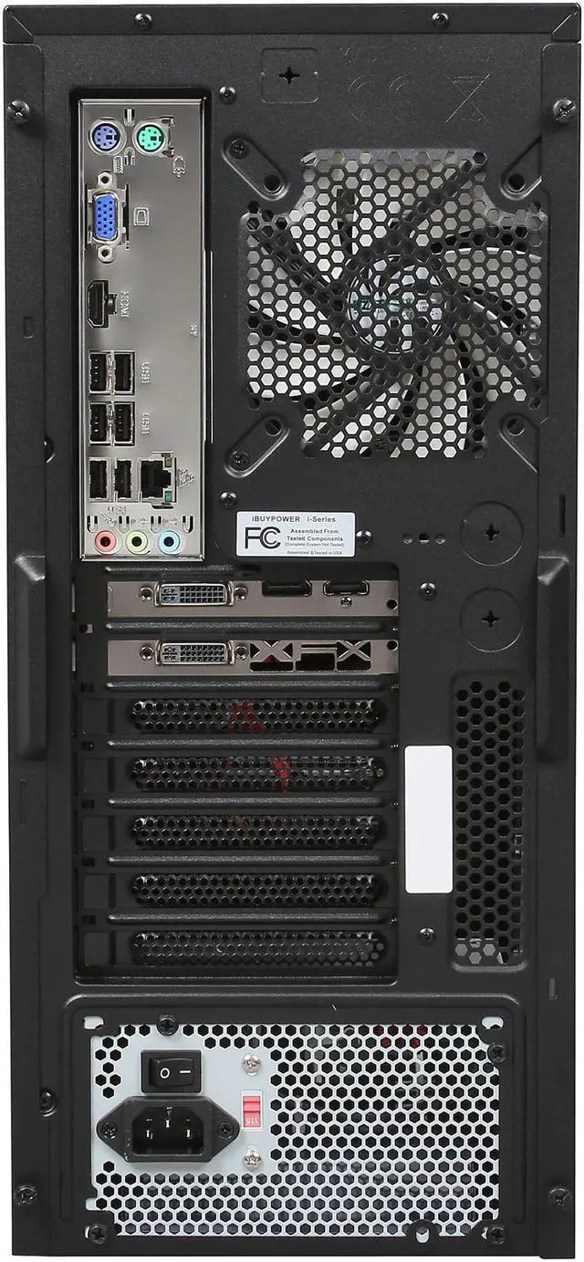 Alt view image 8 of 9 - iBUYPOWER Gamer Power NE769D3 Desktop PC Intel Core i5 3570(3.40GHz) 8GB DDR3 500GB HDD Capacity AMD Radeon HD 7770 1GB Windows 8 64-Bit