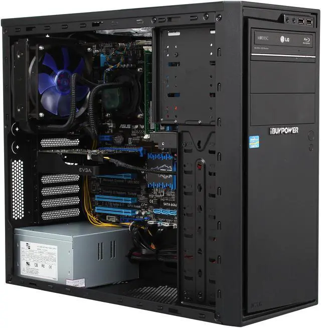 Alt view image 7 of 9 - iBUYPOWER (Powered by ASUS Motherboard) Desktop PC (ASUS P8Z77 Series Motherboard) Gamer Power NE200A Intel Core i5-3570K 8GB DDR3 1TB HDD NVIDIA GeForce GTX 650 Ti 2GB Windows 7 Home Premium 64-Bit