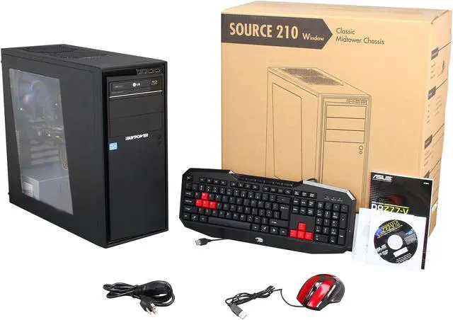 Alt view image 9 of 9 - iBUYPOWER (Powered by ASUS Motherboard) Desktop PC (ASUS P8Z77 Series Motherboard) Gamer Power NE200A Intel Core i5-3570K 8GB DDR3 1TB HDD NVIDIA GeForce GTX 650 Ti 2GB Windows 7 Home Premium 64-Bit
