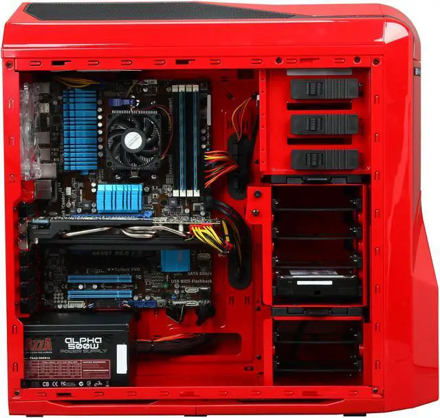 Alt view image 8 of 10 - iBUYPOWER (Powered by ASUS Motherboard) Desktop PC (ASUS M5A97 Series Motherboard) Gamer Power NE280A AMD FX-Series FX-6100 8GB DDR3 1TB HDD AMD Radeon HD 7870 2GB Windows 7 Home Premium 64-Bit
