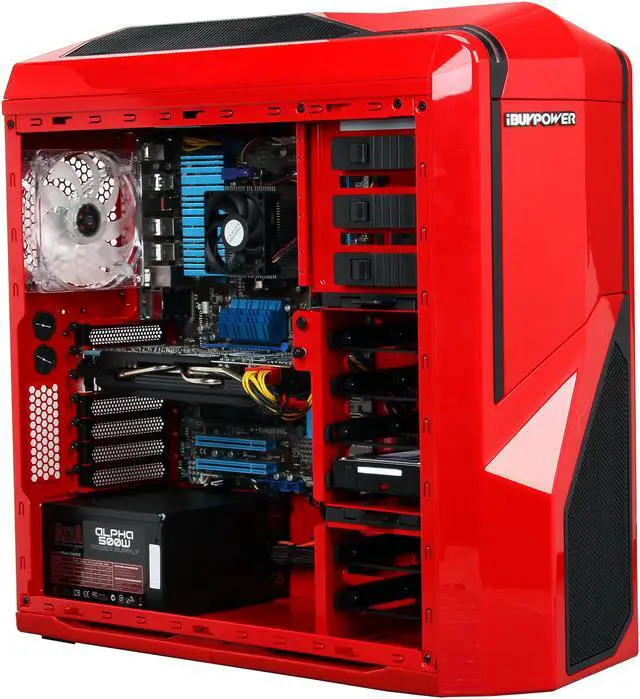 Alt view image 9 of 10 - iBUYPOWER (Powered by ASUS Motherboard) Desktop PC (ASUS M5A97 Series Motherboard) Gamer Power NE280A AMD FX-Series FX-6100 8GB DDR3 1TB HDD AMD Radeon HD 7870 2GB Windows 7 Home Premium 64-Bit