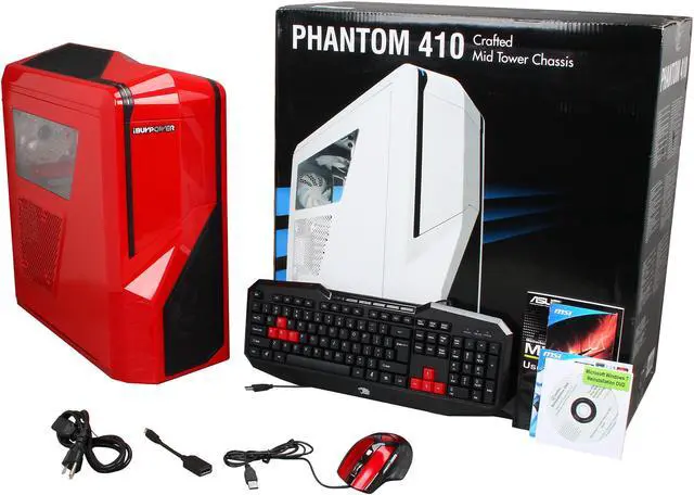 Alt view image 10 of 10 - iBUYPOWER (Powered by ASUS Motherboard) Desktop PC (ASUS M5A97 Series Motherboard) Gamer Power NE280A AMD FX-Series FX-6100 8GB DDR3 1TB HDD AMD Radeon HD 7870 2GB Windows 7 Home Premium 64-Bit