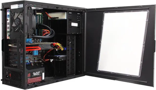 Alt view image 5 of 9 - iBUYPOWER (Powered by ASUS Motherboard) Desktop PC (ASUS M5A97 Series Motherboard) Gamer Power NE281A AMD FX-Series FX-8350 16GB DDR3 500GB HDD AMD Radeon HD 7950 3GB Windows 7 Home Premium 64-Bit