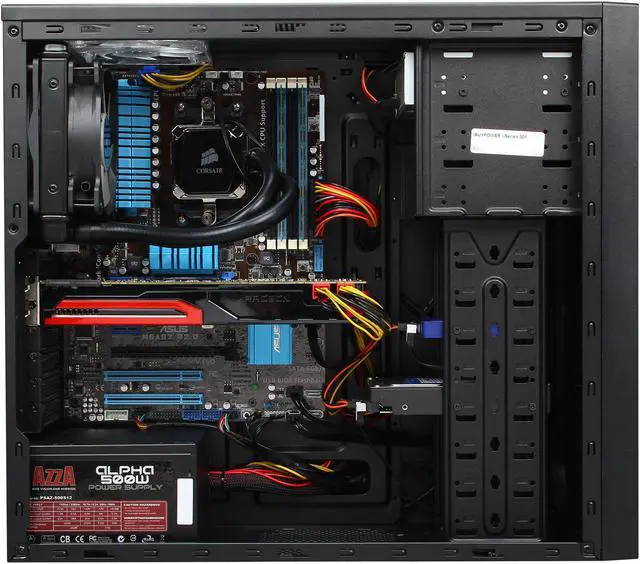 Alt view image 6 of 9 - iBUYPOWER (Powered by ASUS Motherboard) Desktop PC (ASUS M5A97 Series Motherboard) Gamer Power NE281A AMD FX-Series FX-8350 16GB DDR3 500GB HDD AMD Radeon HD 7950 3GB Windows 7 Home Premium 64-Bit