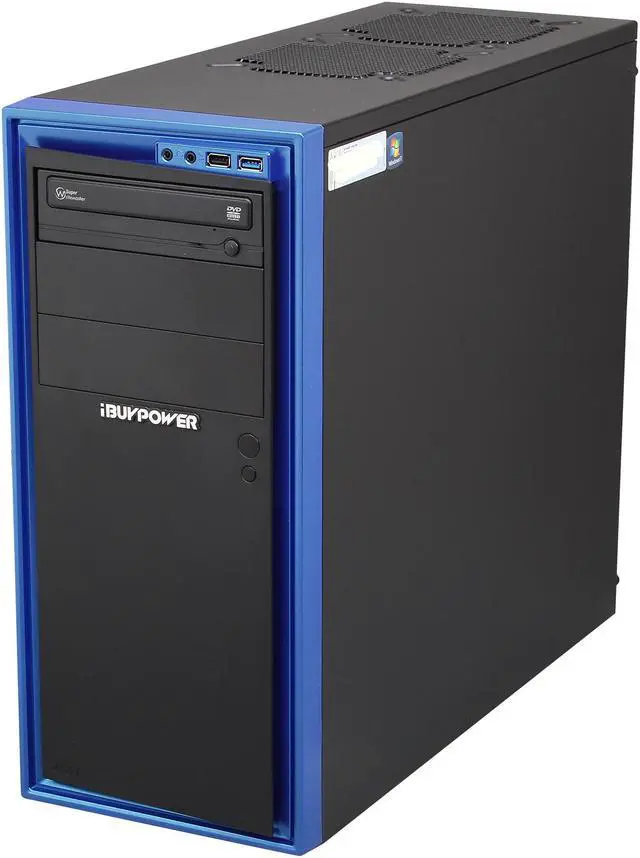 Alt view image 3 of 9 - iBUYPOWER Desktop PC Gamer Power NE690FX AMD FX-Series FX-4300 8GB DDR3 1TB HDD NVIDIA Geforce GT 610 1GB Windows 7 Home Premium 64-Bit