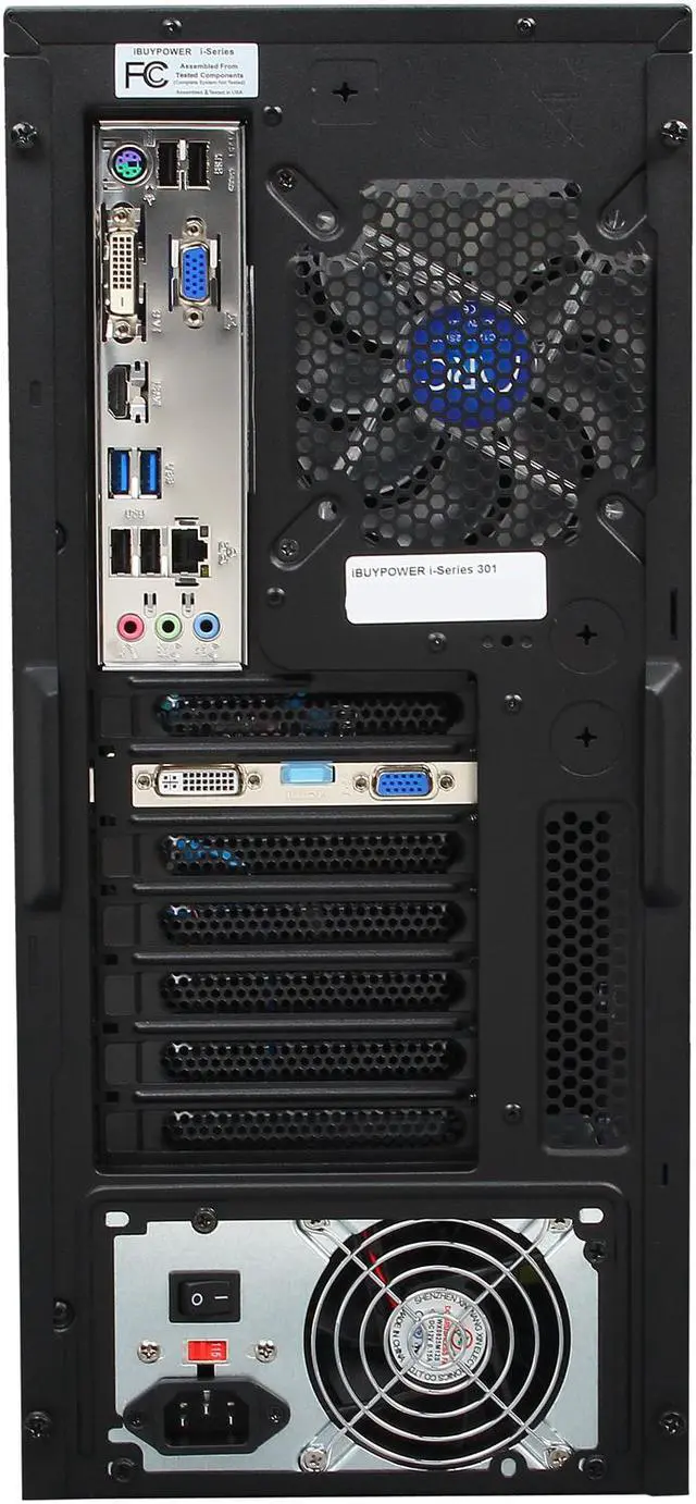 Alt view image 8 of 9 - iBUYPOWER Desktop PC Gamer Power NE690FX AMD FX-Series FX-4300 8GB DDR3 1TB HDD NVIDIA Geforce GT 610 1GB Windows 7 Home Premium 64-Bit