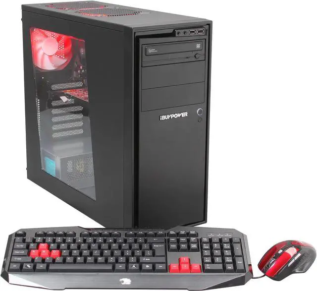 Main image of iBUYPOWER Desktop PC Power NE600FX AMD FX-Series FX-4130 4GB DDR3 1TB HDD AMD Radeon HD 6450 1GB Windows 7 Home Premium 64-Bit