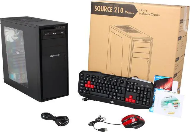 Alt view image 9 of 9 - iBUYPOWER Desktop PC Extreme NE602FX AMD FX-Series FX-8120 4GB DDR3 500GB HDD NVIDIA Geforce GT 610 1GB Windows 7 Home Premium 64-Bit