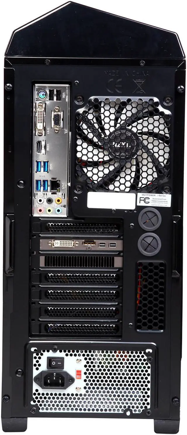 Alt view image 9 of 10 - iBUYPOWER Desktop PC Gamer Power NE704i Intel Core i5-4670K 8GB DDR3 1TB HDD AMD Radeon HD 7770 1GB Windows 7 Home Premium 64-Bit